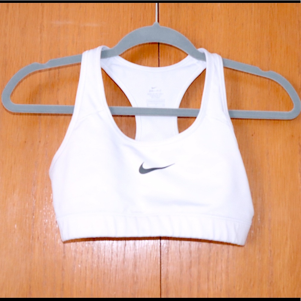 White Sports Bra